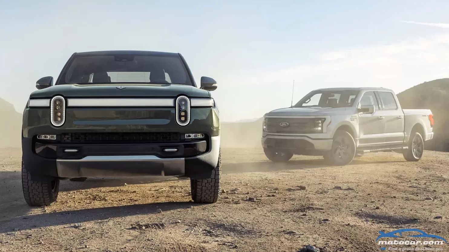 2022 Ford F-150 Lightning vs. Rivian R1T: The Closest Finish in MT History