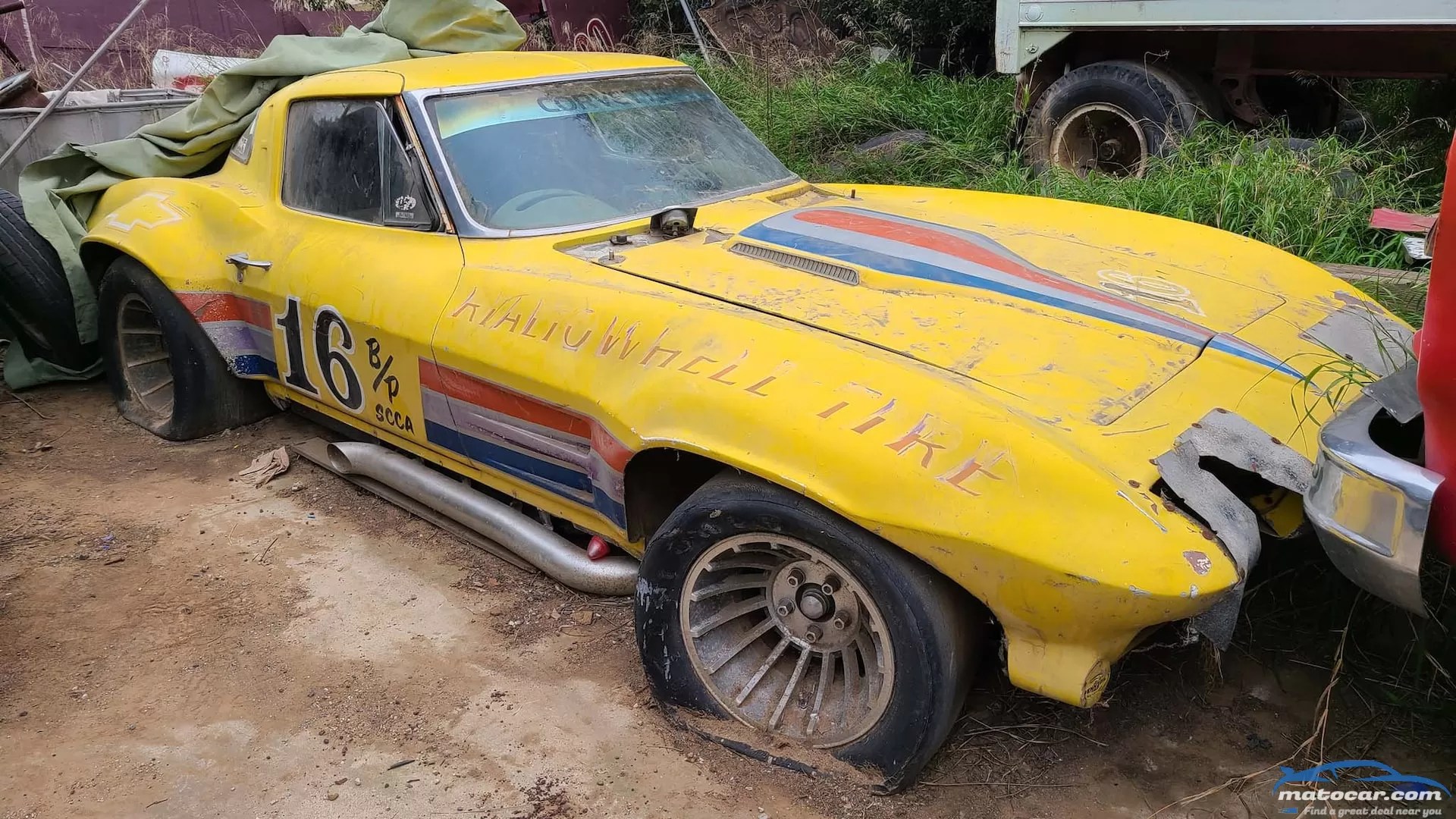 Vintage 1963 Corvette Race Car Found After Being Parked for 44 Years!